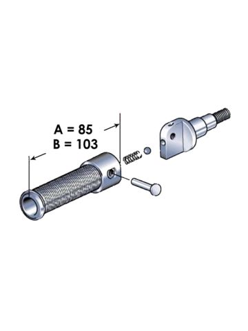 PEDALINO PIEGHEVOLE ZIGRINATO DX