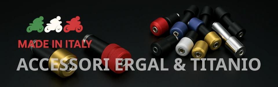 accessori moto ergal e titanio